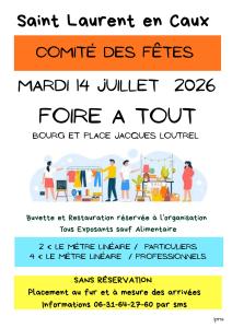 Foire à tout - Saint-Laurent-en-Caux