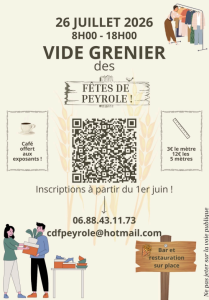 Vide-greniers - Peyrole