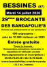 29ème BROCANTE DES BANDAFOLIE'S - Bessines-sur-Gartempe