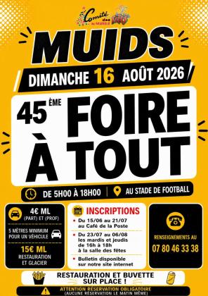 Foire à tout - Muids