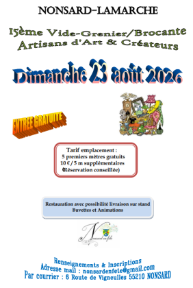 Vide-greniers - Nonsard-Lamarche