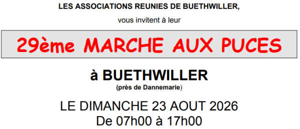 Marché aux puces - Buethwiller