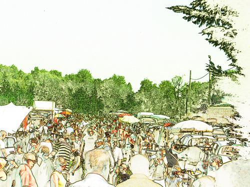 Brocante, Vide-greniers - Saultain