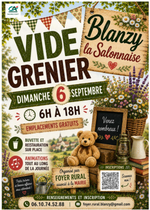 Vide-greniers - Blanzy-la-Salonnaise