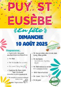 Brocante, Vide-greniers - Puy-Saint-Eusèbe