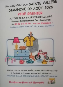 Vide-greniers - Sainte-Valière