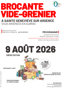 Brocante, Vide-greniers - Argences en Aubrac
