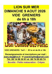 Brocante, Vide-greniers - Lion-sur-Mer