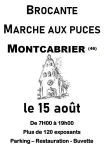 Marché aux puces - Montcabrier