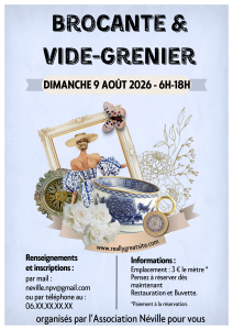Brocante, Vide-greniers - Néville