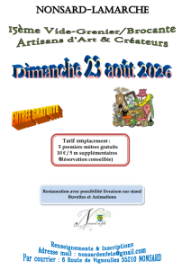 Vide-greniers - Nonsard-Lamarche