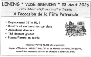 Vide-greniers - Léning