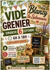 Vide-greniers - Blanzy-la-Salonnaise