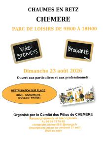 vide grenier chéméré