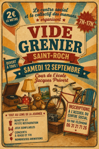 Vide grenier du centre social Germaine Tillion