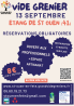grand vide grenier dimanche 13 septembre 2026