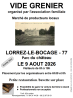 Vide-greniers - Lorrez-le-Bocage-Préaux
