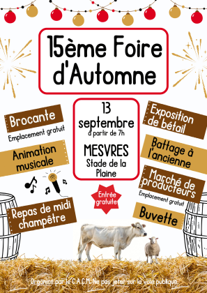 FOIRE D'AUTOMNE