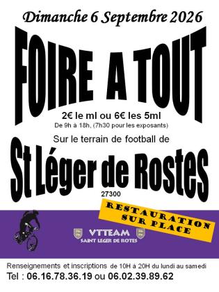 Foire à tout - Saint-Léger-de-Rotes