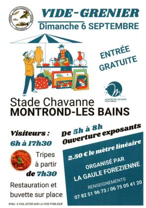 Vide-greniers - Montrond-les-Bains