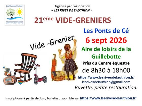 Vide-greniers - Les Ponts-de-Cé