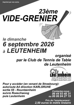 Vide-greniers - Leutenheim