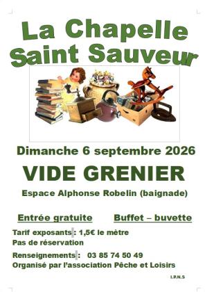 Brocante, Vide-greniers - La Chapelle-Saint-Sauveur
