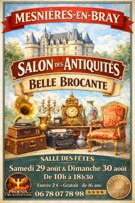 Salon antiquité, belle brocante - Mesnières-en-Bray