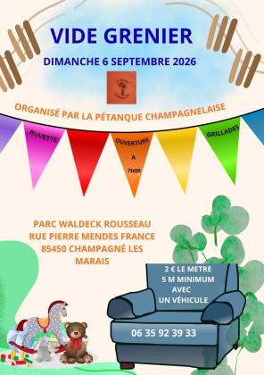 Vide-greniers - Champagné-les-Marais