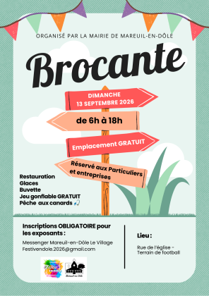 Brocante, Vide-greniers - Mareuil-en-Dôle