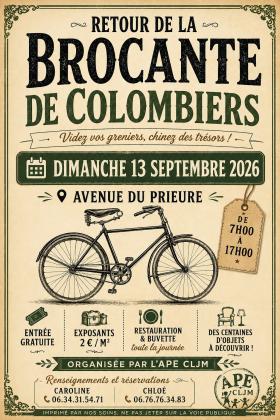 Brocante, Vide-greniers - Colombiers