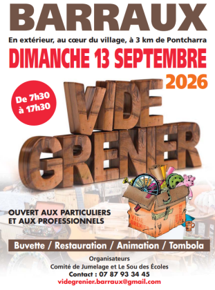 Vide-greniers - Barraux