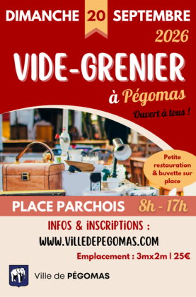 Brocante, Vide-greniers - Pégomas