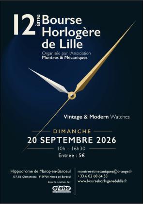 Bourse Internationale de Montres Anciennes et Modernes - Marcq-en-Barœul