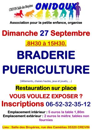 Braderie puériculture - Crevin