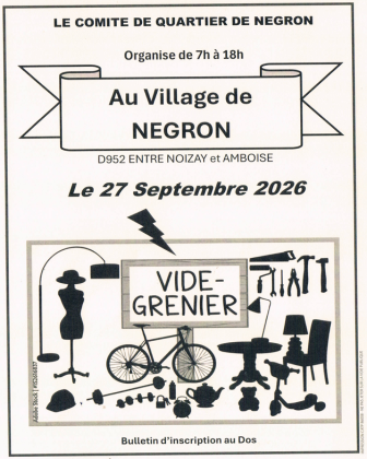 Vide-greniers - Nazelles-Négron