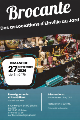 Brocante, Vide-greniers - Einville-au-Jard