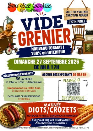 Vide Grenier du Sou des Ecoles d'Eyzin-Pinet