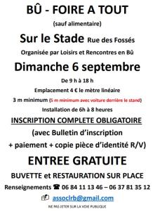 Foire à tout - Bû