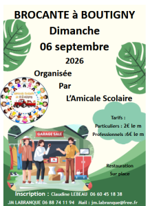 Brocante, Vide-greniers - Boutigny