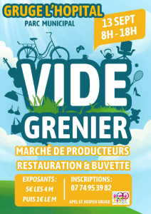 Vide-greniers - Grugé-l'Hôpital