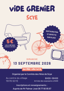 Vide-greniers - Scye