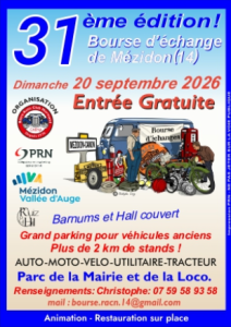 Bourse d'échanges de véhicules anciens - Mézidon-Canon