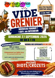 Vide Grenier du Sou des Ecoles d'Eyzin-Pinet