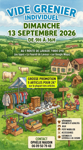 Vide grenier individuel - grosses promotions