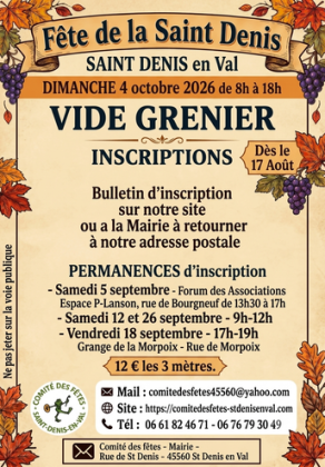 Vide-greniers - Saint-Denis-en-Val