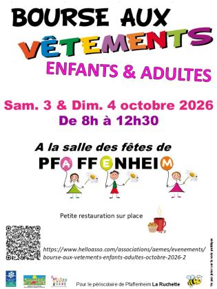 Bourse aux vêtements - Pfaffenheim