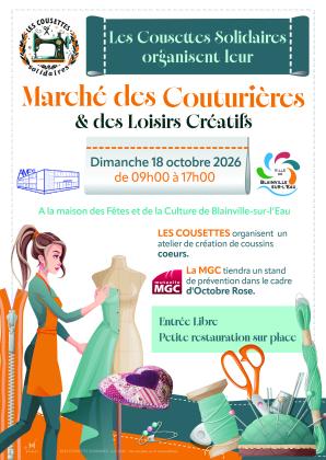 Marché des couturières et des loisirs créatifs - Blainville-sur-l'Eau