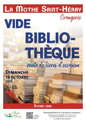 Vide-bibliothèque - La Mothe-Saint-Héray