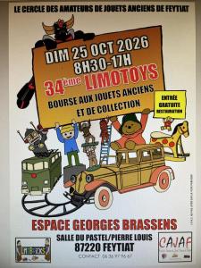 34éme LIMOTOYS bourse aux jouets anciens et de collection - Feytiat
